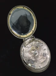 Ovale Puritaner-Uhr, ca. 1650